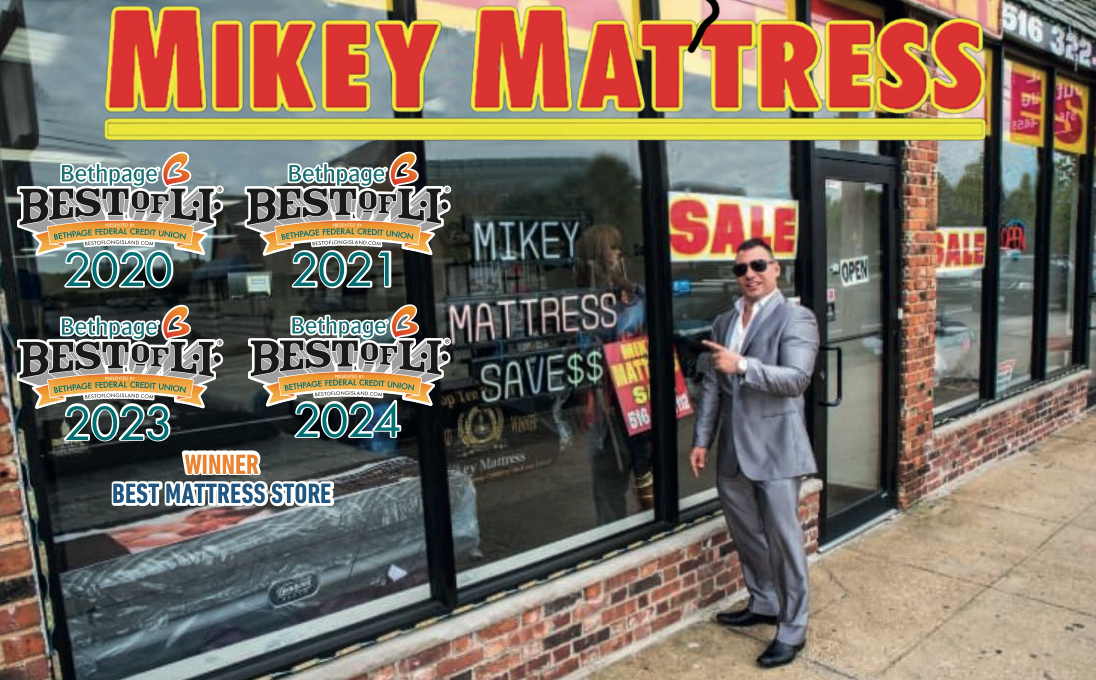 Mikey Mattress storefront — West Hempstead, NY · Best of Long Island Winner